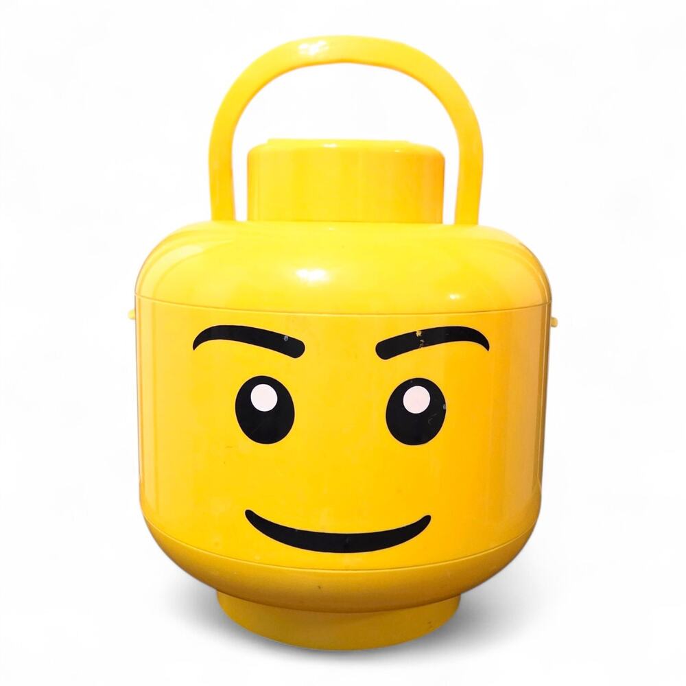 LEGO Sort & Store Head - Smile Face - Includes 2 Sorting Trays & Handle